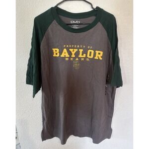 Property Of Baylor University Bears Green And Grey‎  T-Shirt New! 2XL